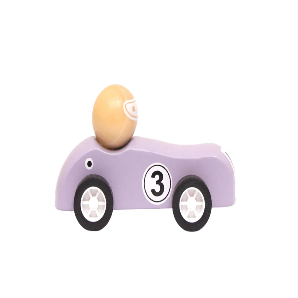 Open Ended Wooden Pull Back Race Car