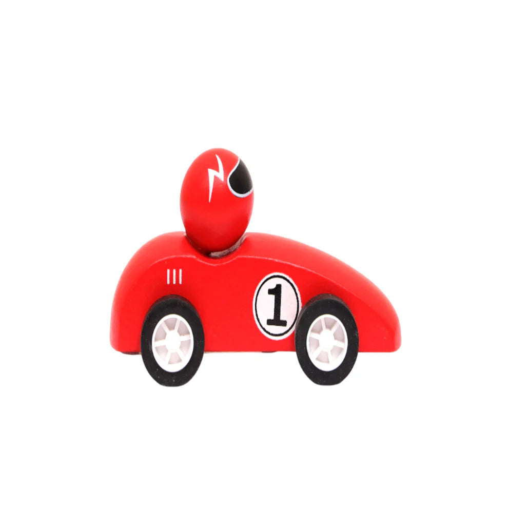 Open Ended Wooden Pull Back Race Car