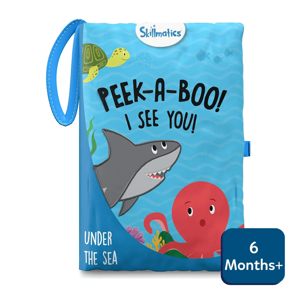 SKILLMATICS Peek-A-Boo: Under The Sea | Interactive Cloth Book (Ages 6+ months)