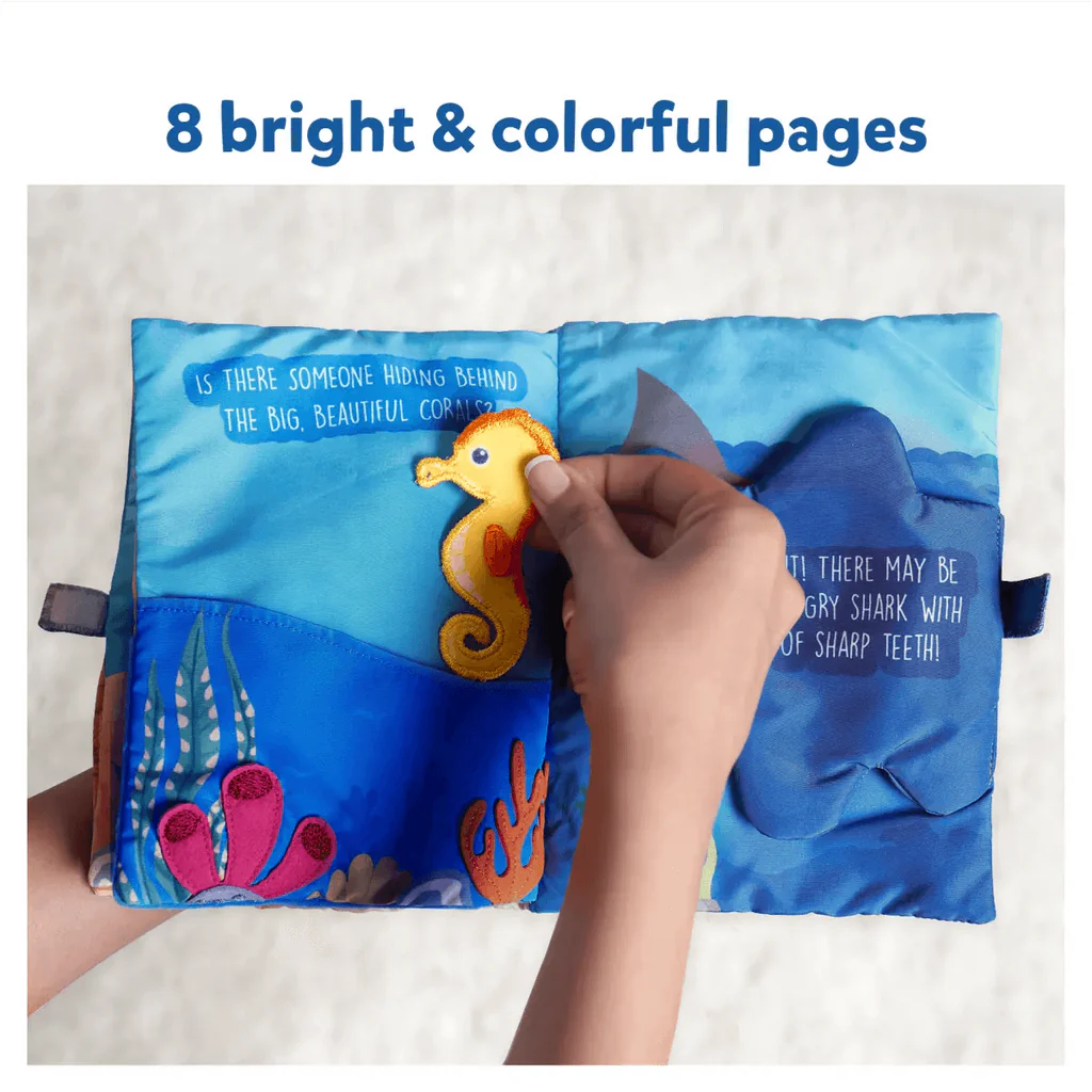 SKILLMATICS Peek-A-Boo: Under The Sea | Interactive Cloth Book (Ages 6+ months)