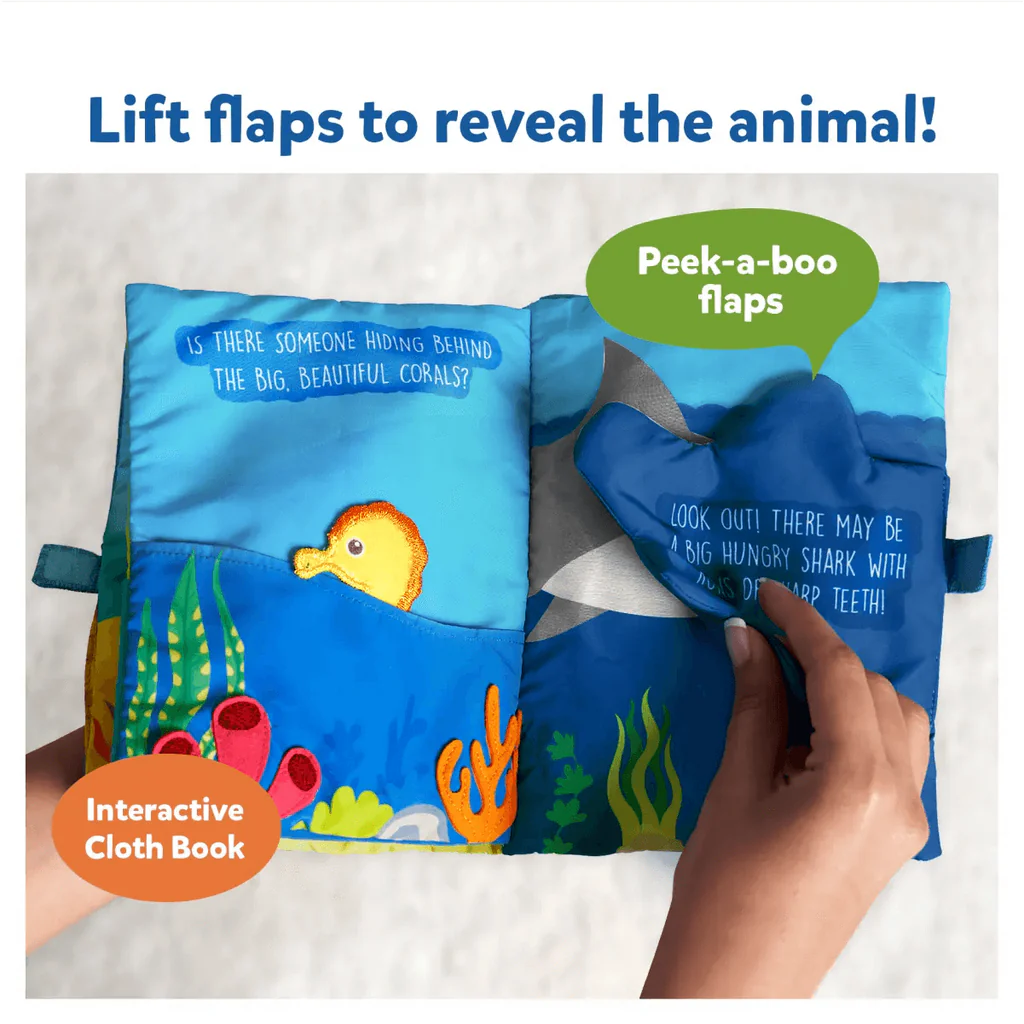 SKILLMATICS Peek-A-Boo: Under The Sea | Interactive Cloth Book (Ages 6+ months)