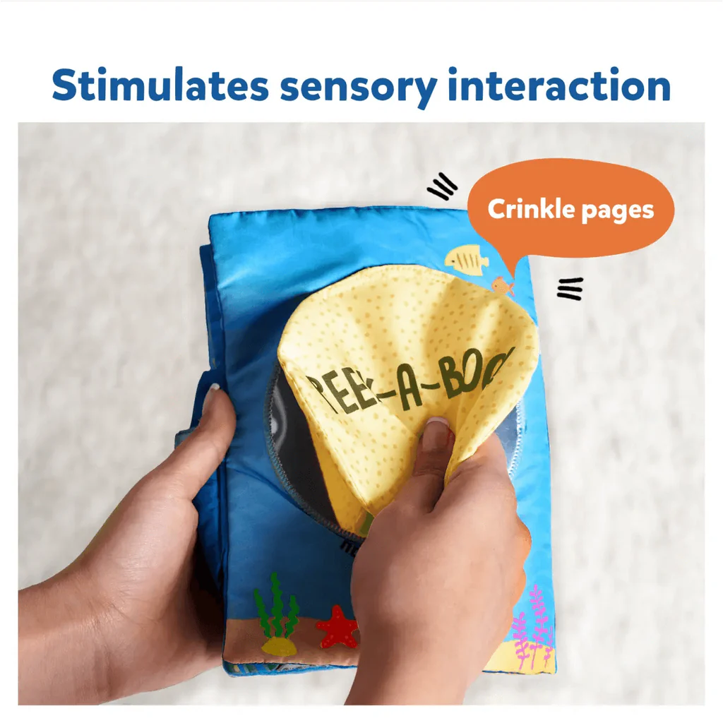 SKILLMATICS Peek-A-Boo: Under The Sea | Interactive Cloth Book (Ages 6+ months)