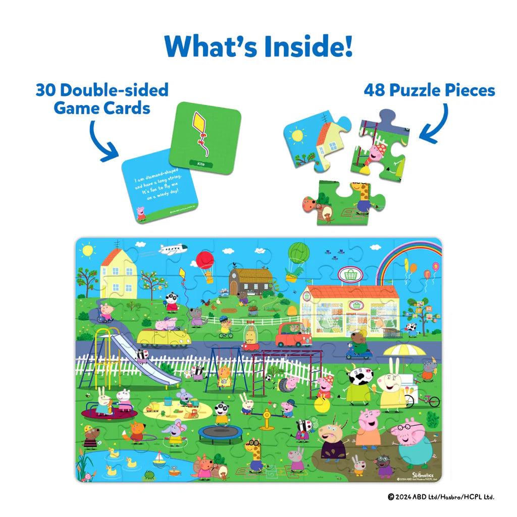 SKILLMATICS Piece & Play: Peppa Pig | Floor Puzzle & Game (ages 3-7)