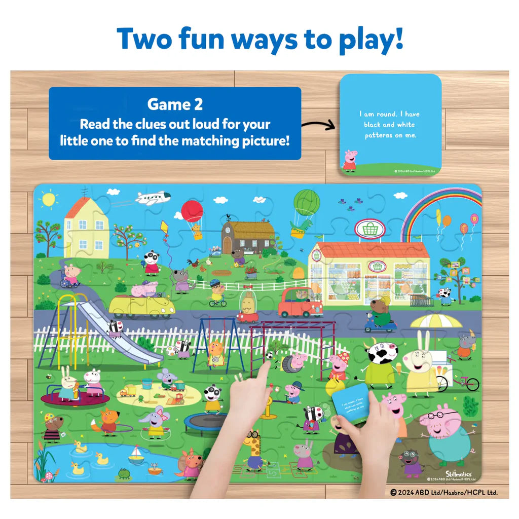 SKILLMATICS Piece & Play: Peppa Pig | Floor Puzzle & Game (ages 3-7)