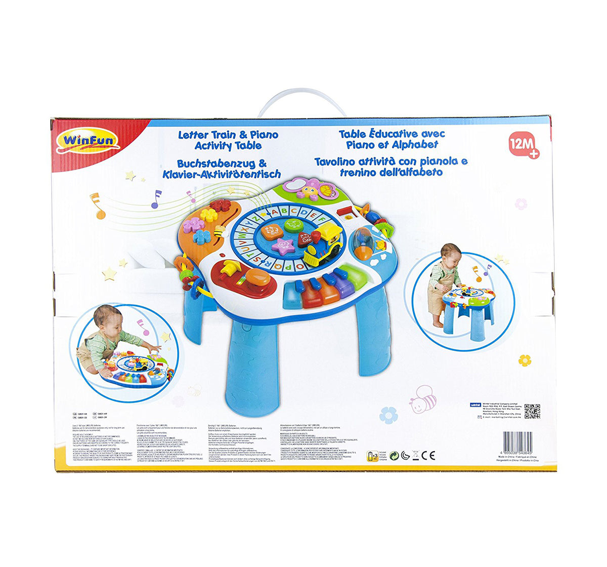 Winfun Letter Train And Piano Activity Table Baby Gear for Kids age 24M+