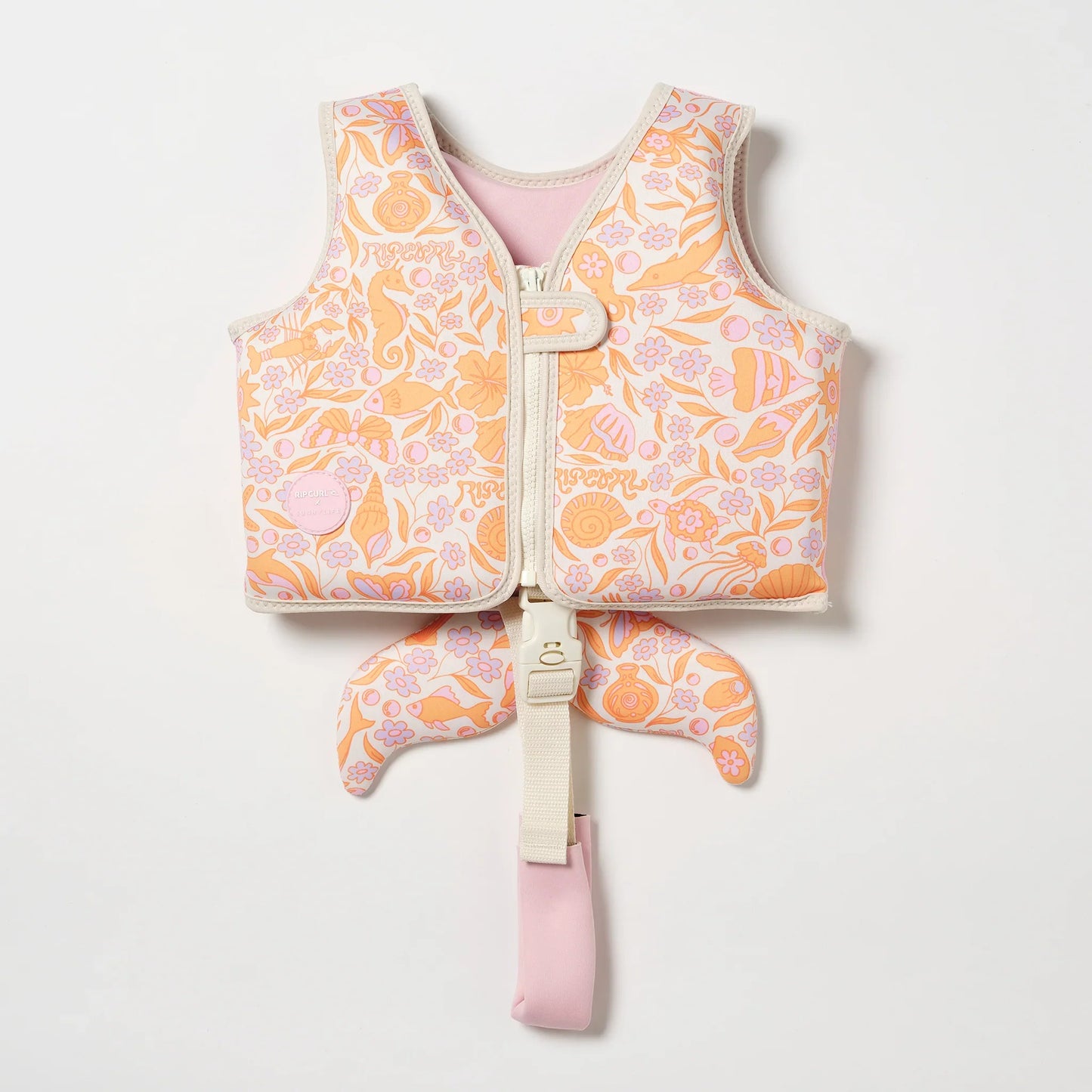 Swim Vest 1-2 Ocean Pink