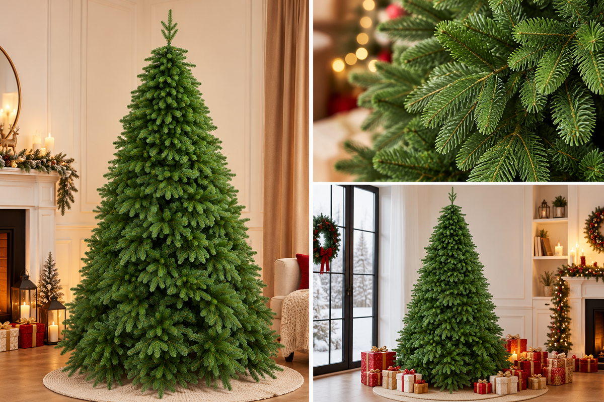 The Alpine Majesty Fir – Luxury Artificial Christmas Tree with True-to-Nature Foliage & Full Dense Branches