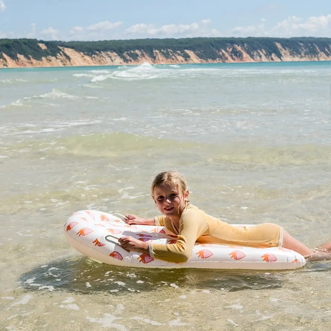 Inflatable Boogie Board - Sea Seeker Strawberry