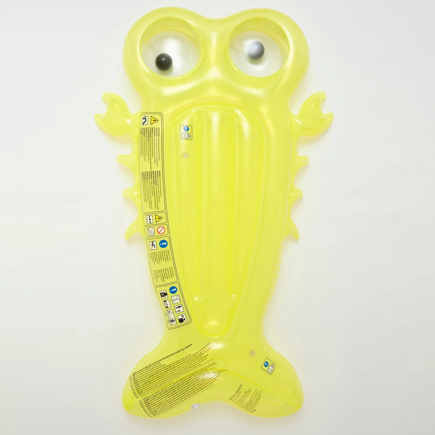 Luxe Lie-On Float Sonny the Sea Creature Citrus