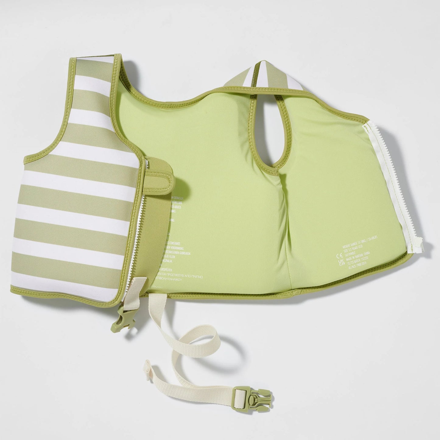 Kids Swim Vest 2-3 Into the Wild Khaki