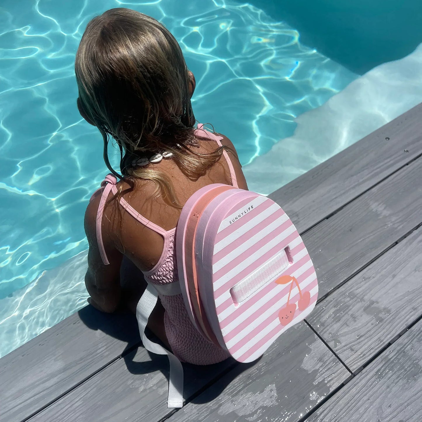 Swim Bubble Back Float Cotton Candy Cherry