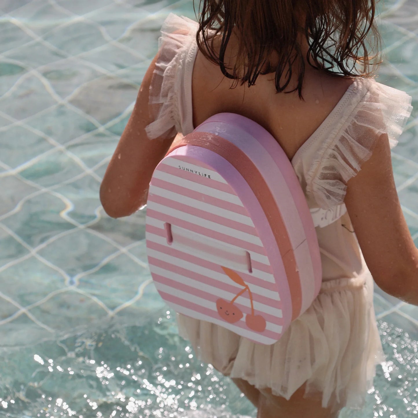 Swim Bubble Back Float Cotton Candy Cherry
