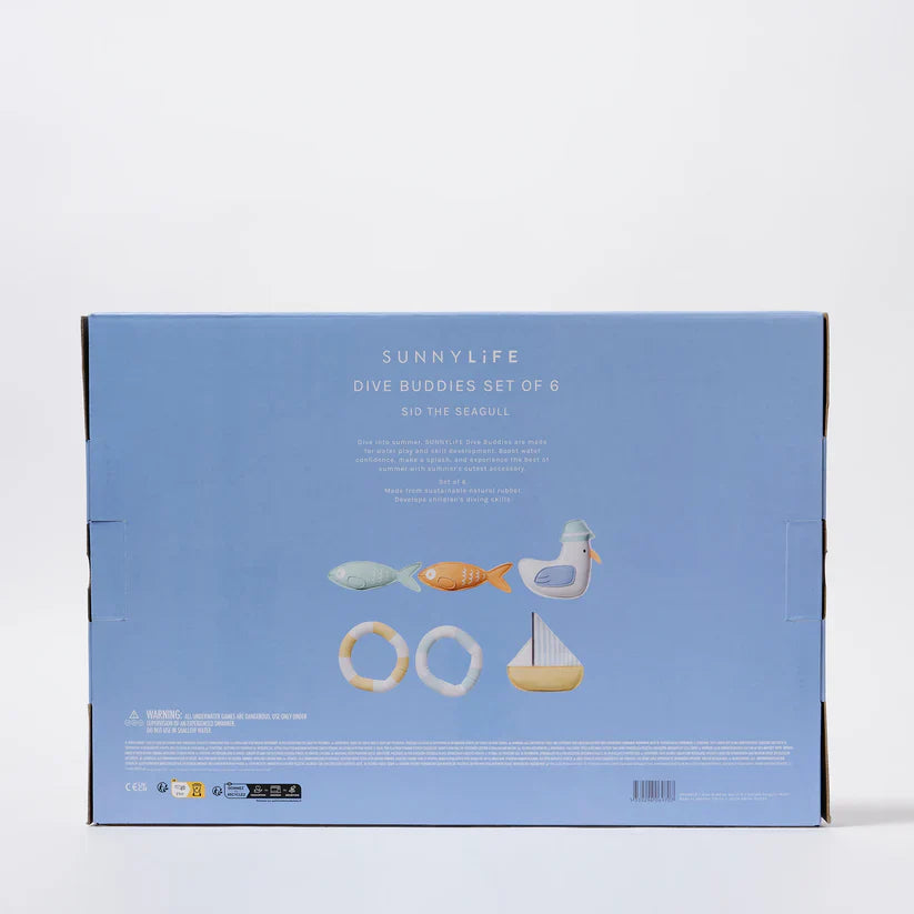 Dive Buddies Seagull Set of 6