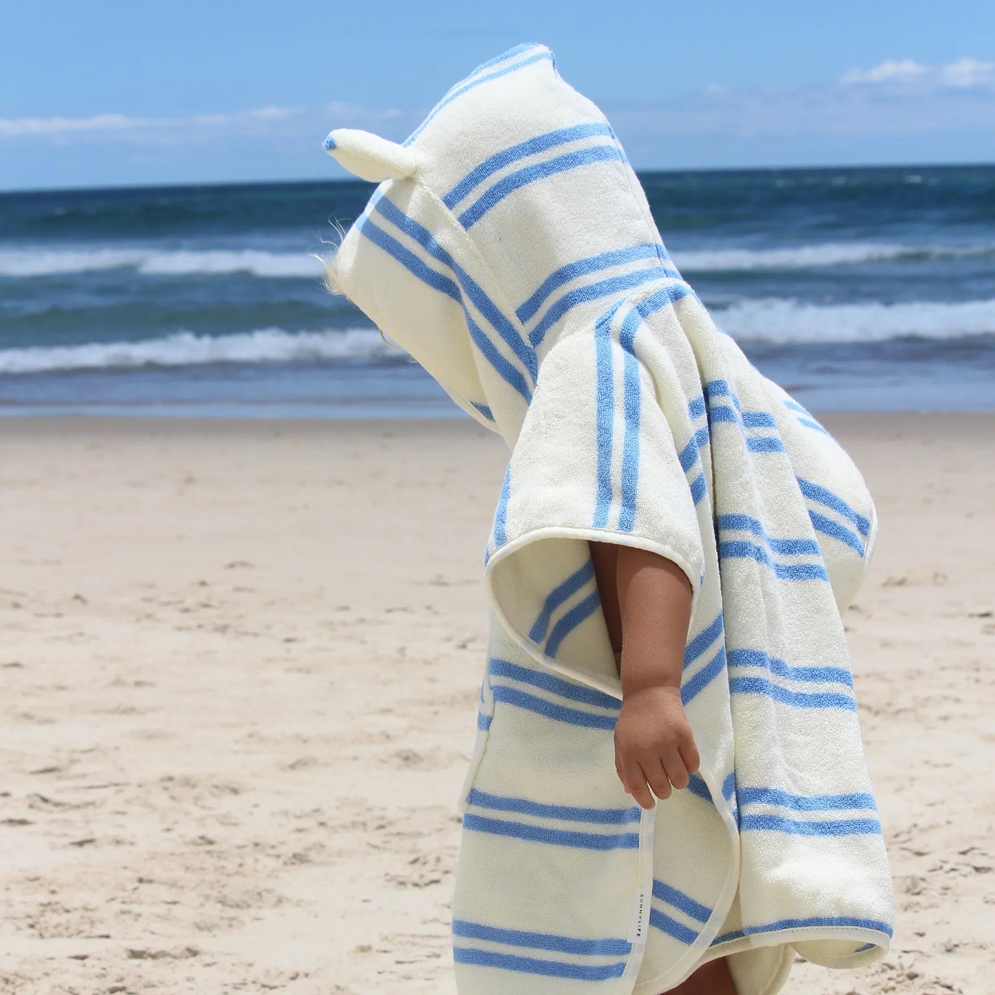 Towel K Hooded Seagull Blue
