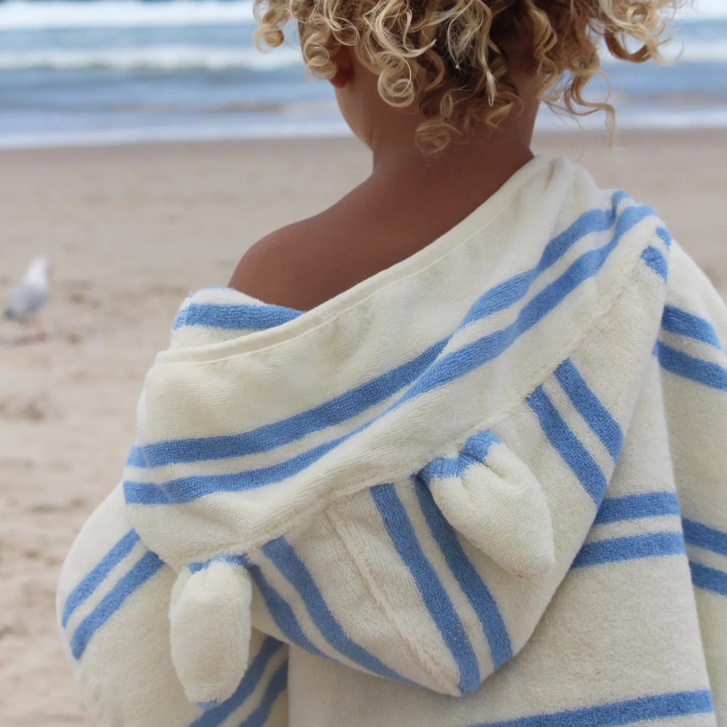 Towel K Hooded Seagull Blue