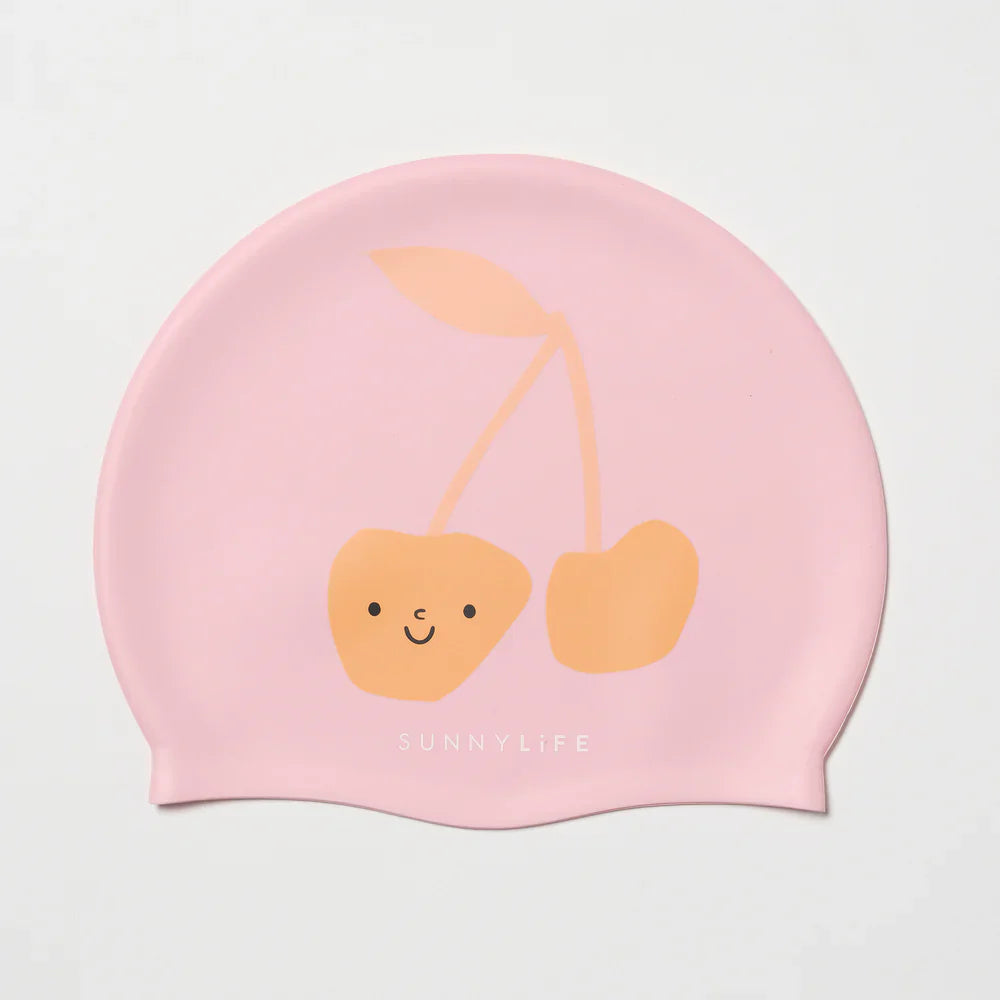 Swim Cap Cotton Candy Cherry