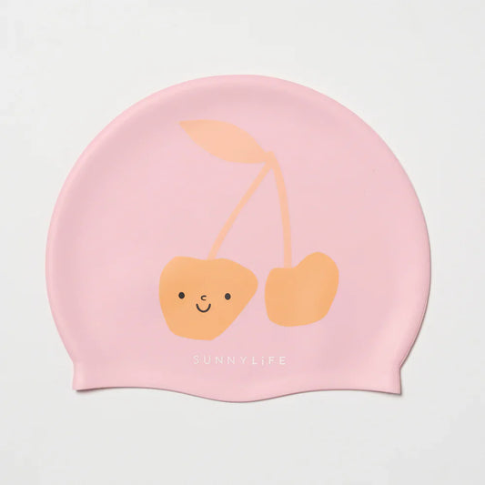 Swim Cap Cotton Candy Cherry