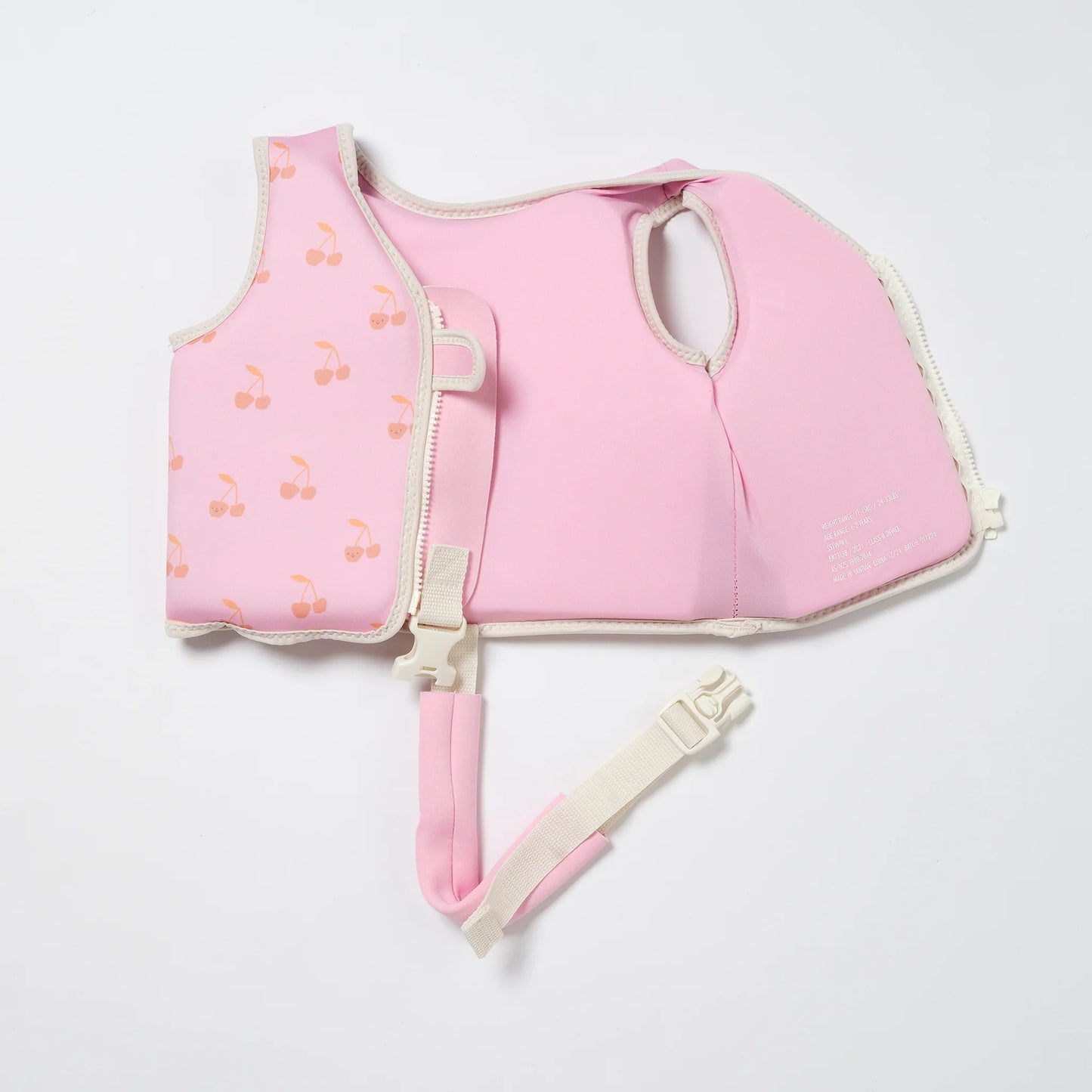 Swim Vest 3-6 Cotton Candy Cherry