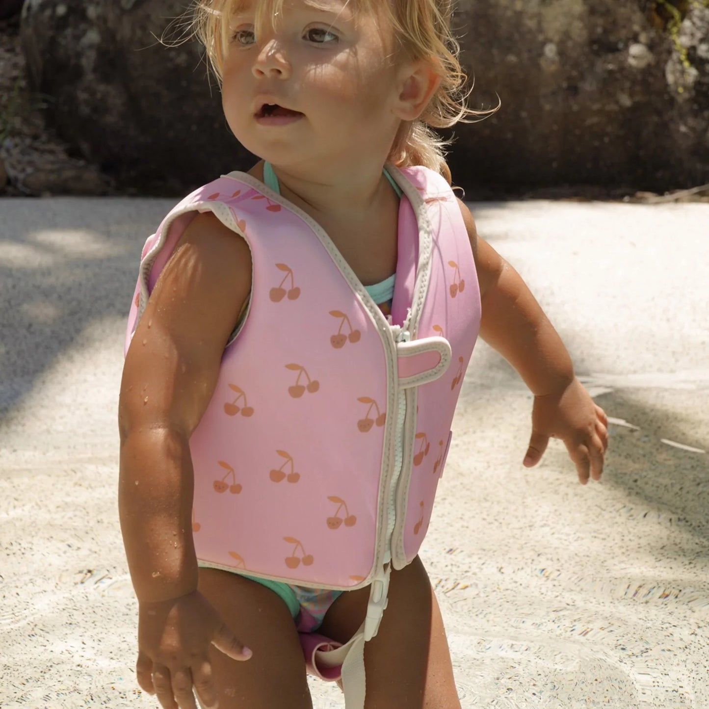Swim Vest 3-6 Cotton Candy Cherry