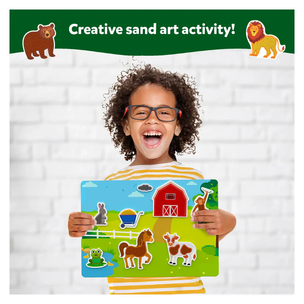 SKILLMATICS Sand-Tastic Art: Amazing Animals | Controlled-Mess Sand Art (ages 4-10)