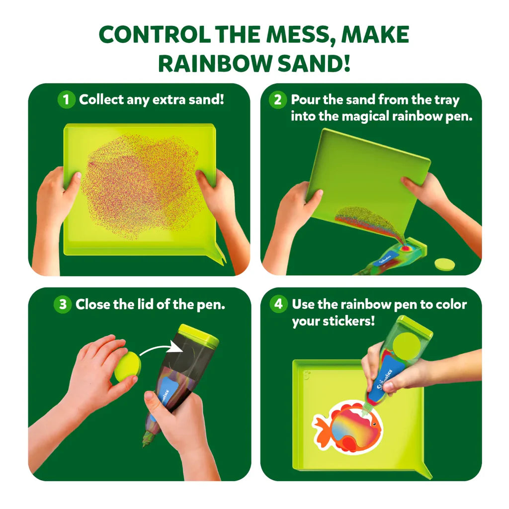 SKILLMATICS Sand-Tastic Art: Amazing Animals | Controlled-Mess Sand Art (ages 4-10)