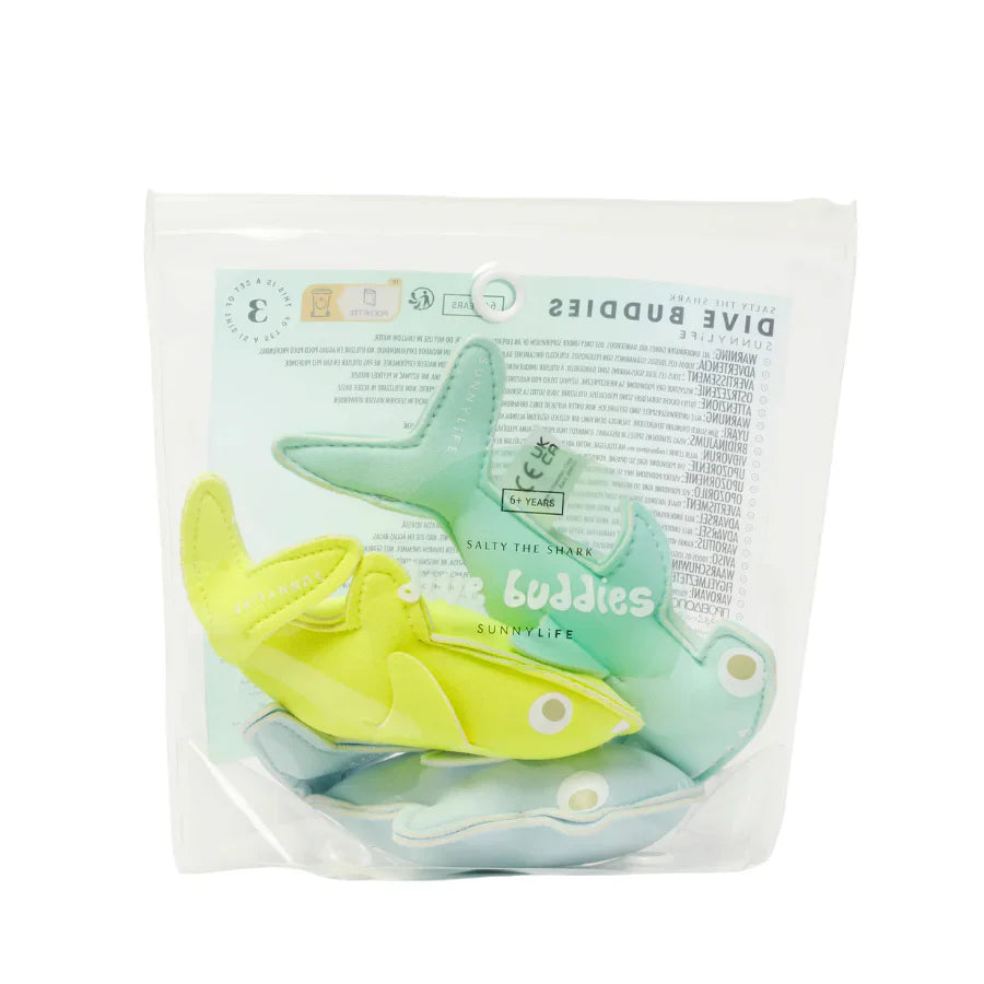 Dive Buddies Shark Neon Set of 3