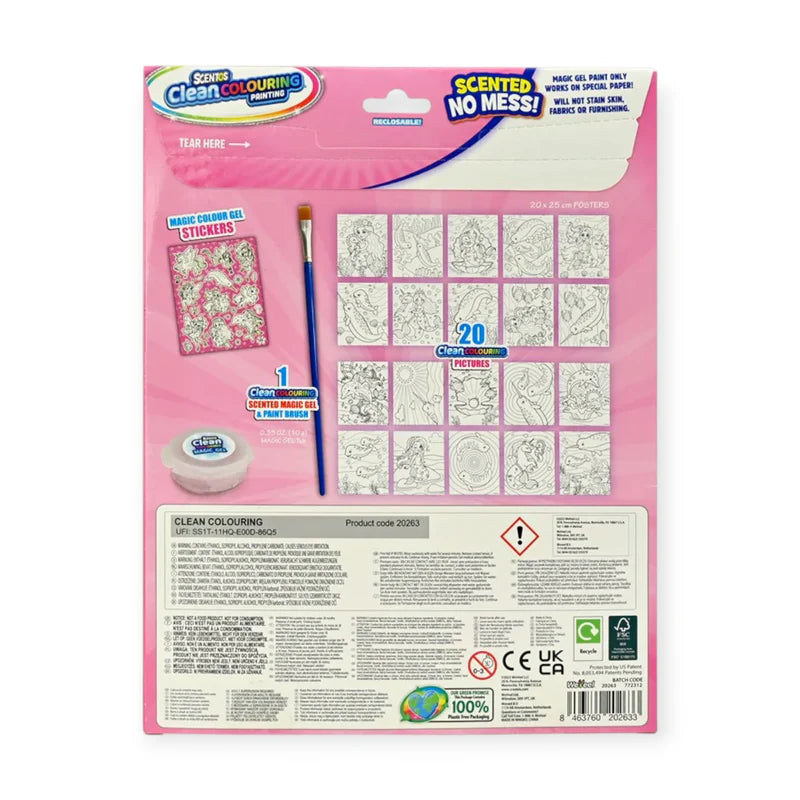Scentos Clean Colouring Painting - Enchanted (PACK OF 12)