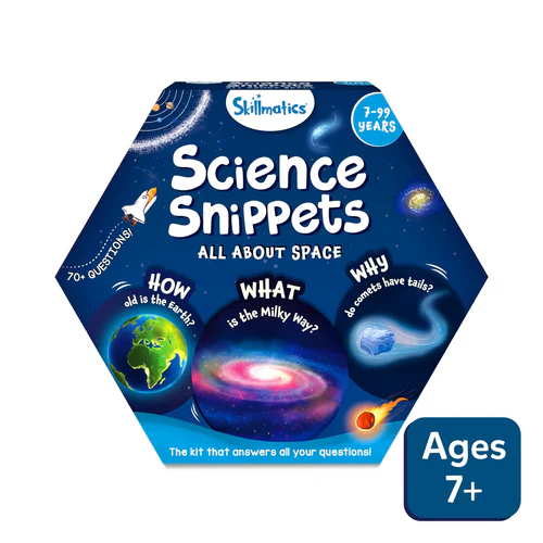 SKILLMATICS Flash Cards Science Snippets Kit | All About Space (ages 7+)