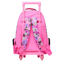 SMIGGLE Trolley Backpack With Light Up Wheels PINK