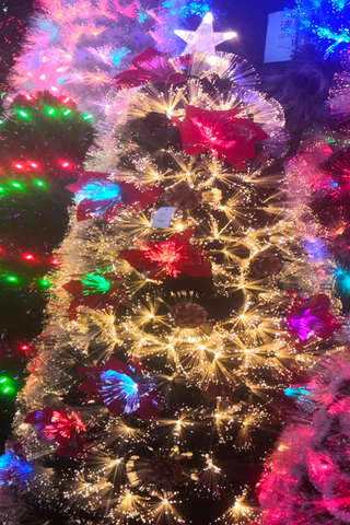 Fibre Optic pre lit Christmas tree