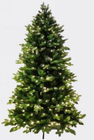 Balsam Fir Pre Lit classic Christmas Tree