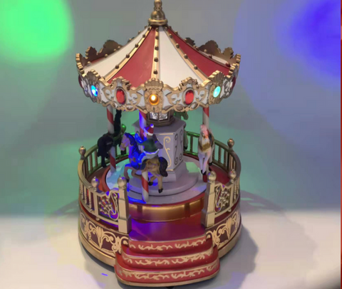Christmas CAROUSEL WITH LIGHT , SOUND AND MOVEMENT