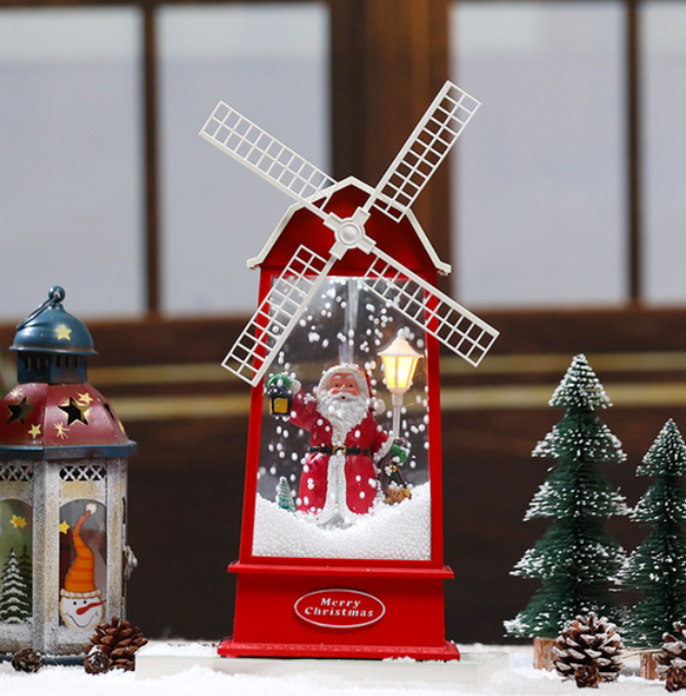 Christmas WINDMILL WITH LIGHT , SOUND AND SNOW EFFECT