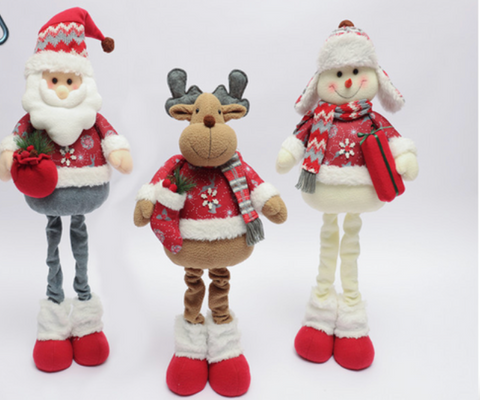 CHRISTMAS SOFT TOYS WITH ADJUSTABLE HEIGHTS (27 INCH)