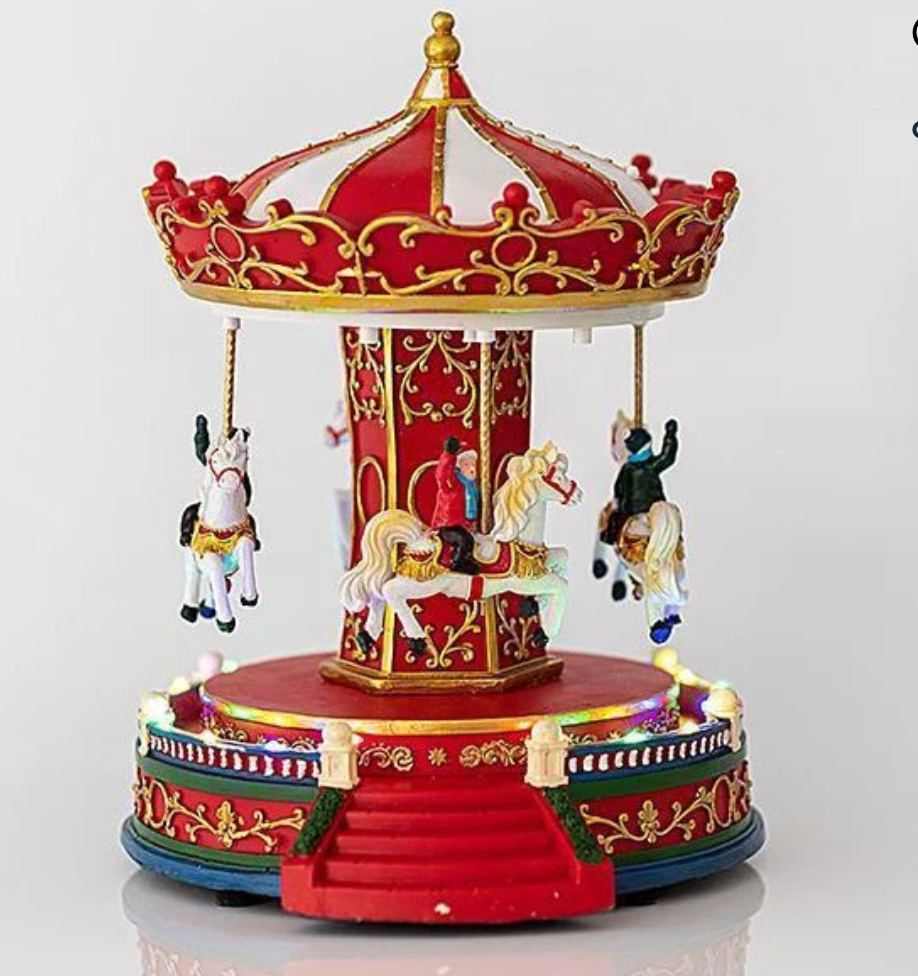 Christmas carousel  with light , sound and movement