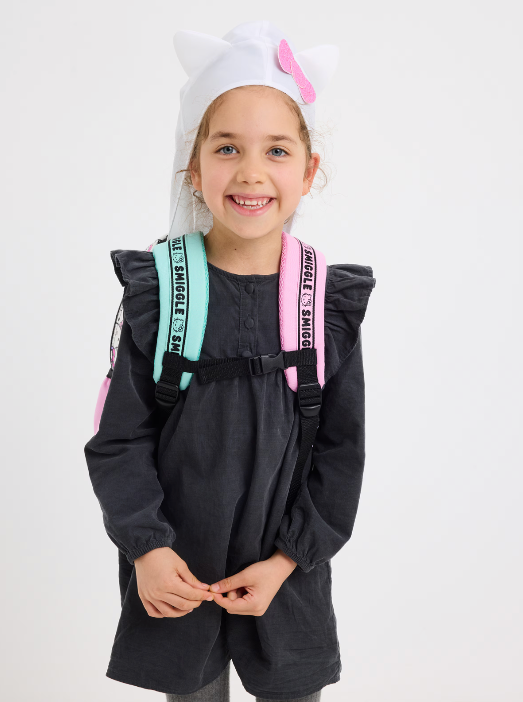 Smiggle Hello Kitty Junior Hoodie Backpack