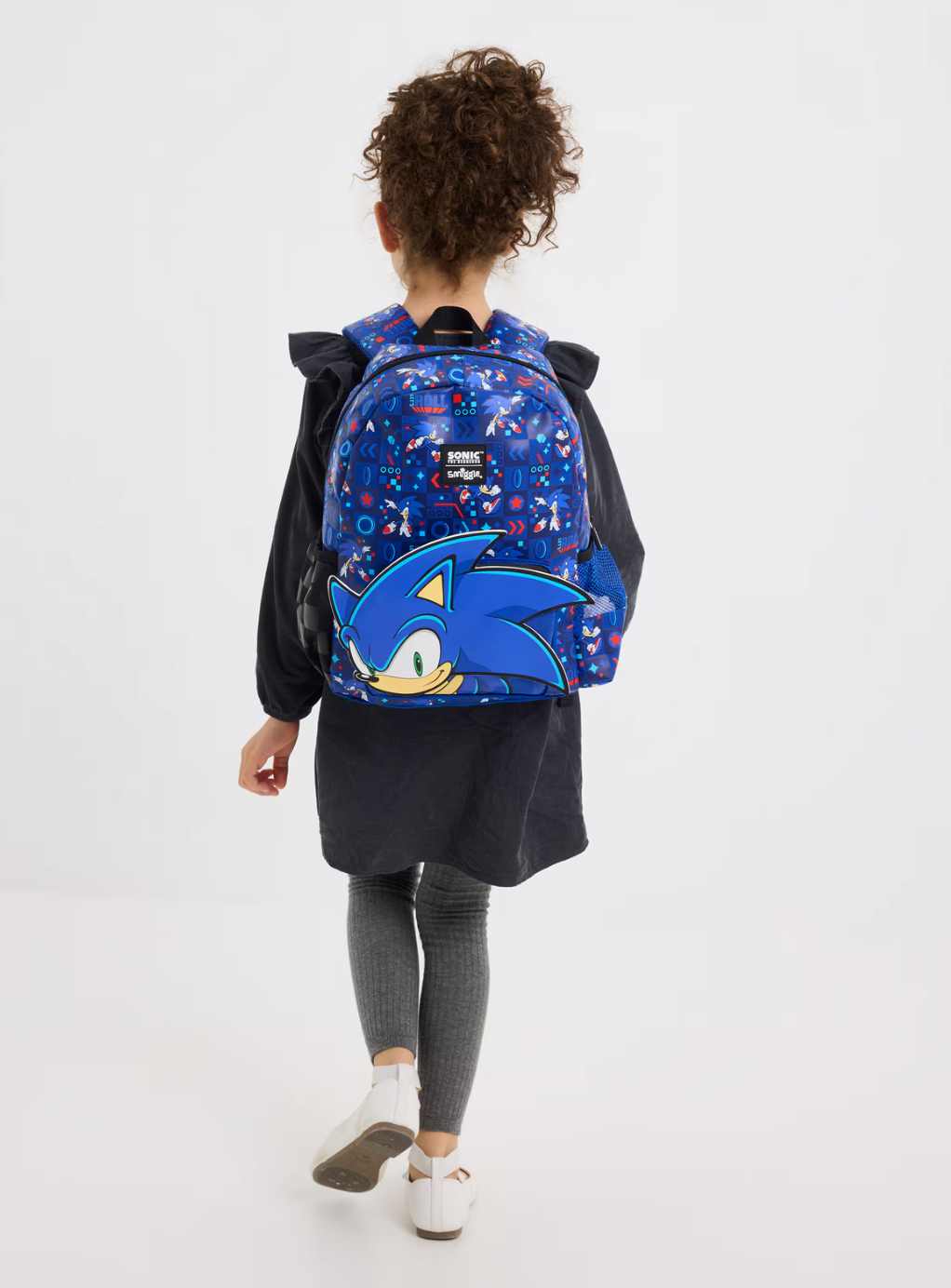 Smiggle Sonic The Hedgehog Junior Hoodie Backpack
