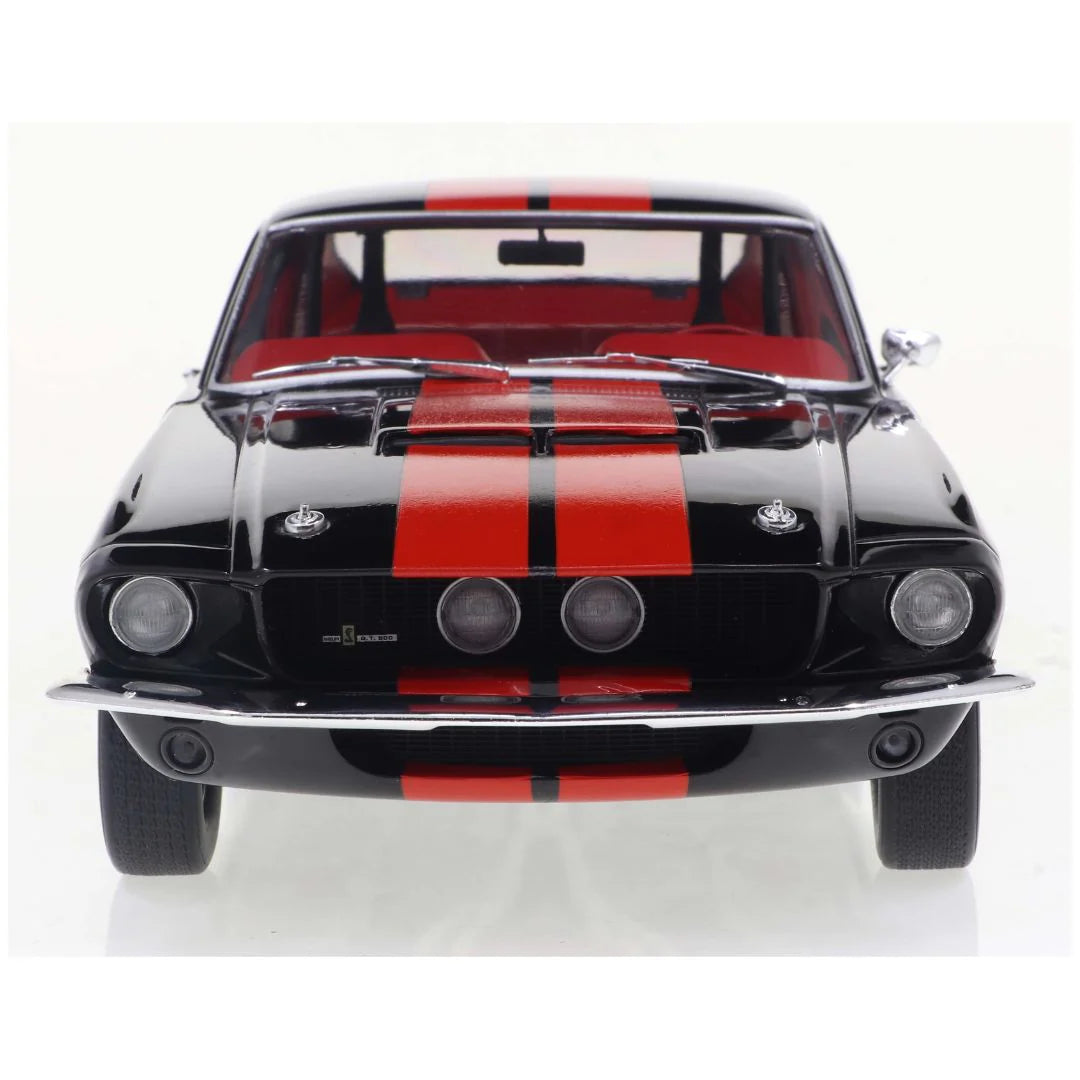 Solido Shelby GT500 Red Black Red Stripes -(Scale 1:18)