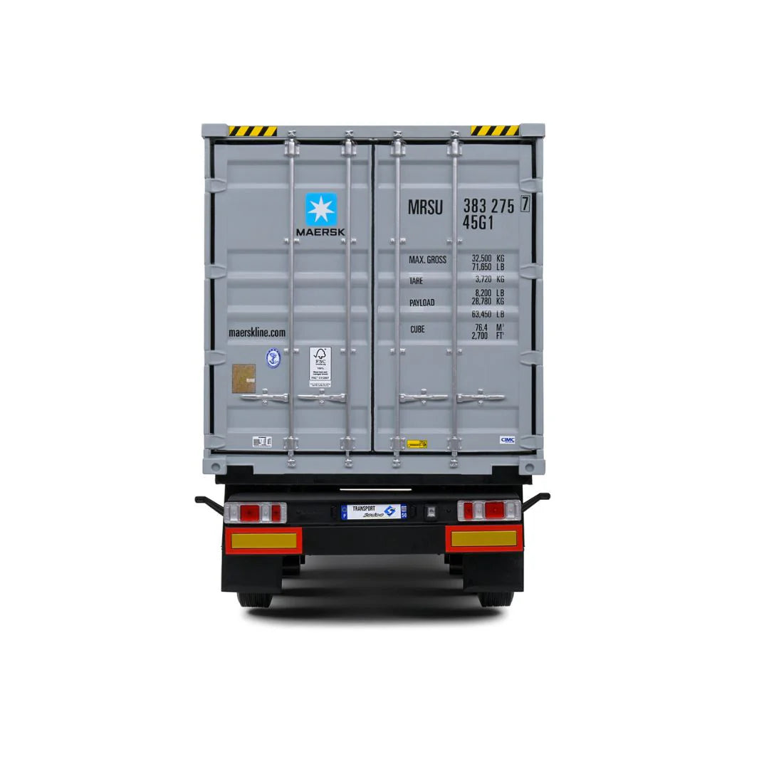 Solido Truck Edition: Maersk Trailer Grey - 1:24