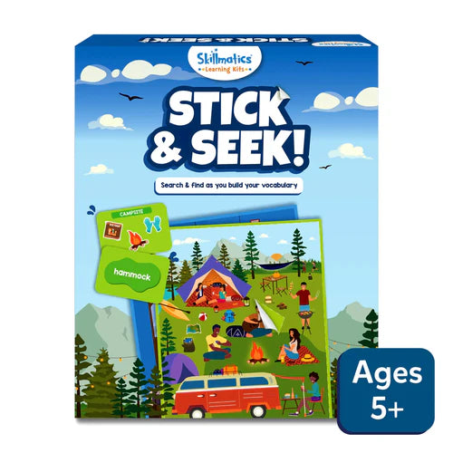 SKILLMATICS Stick & Seek! - Search & find as you build your vocabulary (ages 5+)