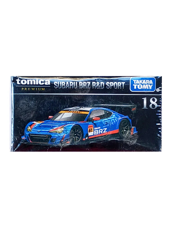 Takara Tomy Tomica Imported Premium Subaru brz R&D Sport (No. 18) 1:64 Scale