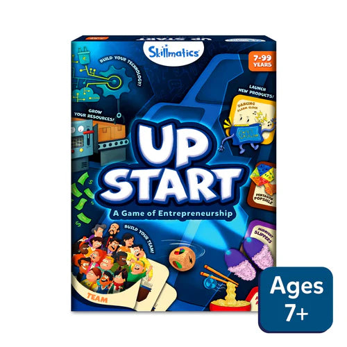 SKILLMATICS Up Start | Entrepreneurship and Business Strategy Game (Ages 7+)