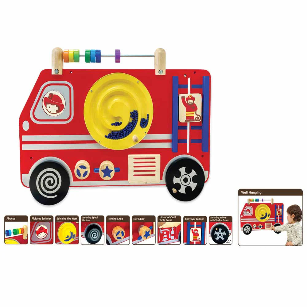Wall Play Board - Fire Engine
