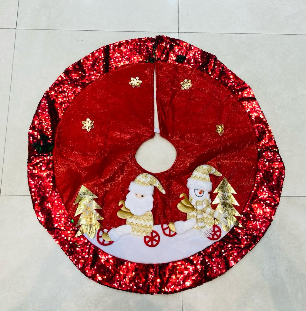 CHRISTMAS TREE SKIRT DIAMETER 90 CM