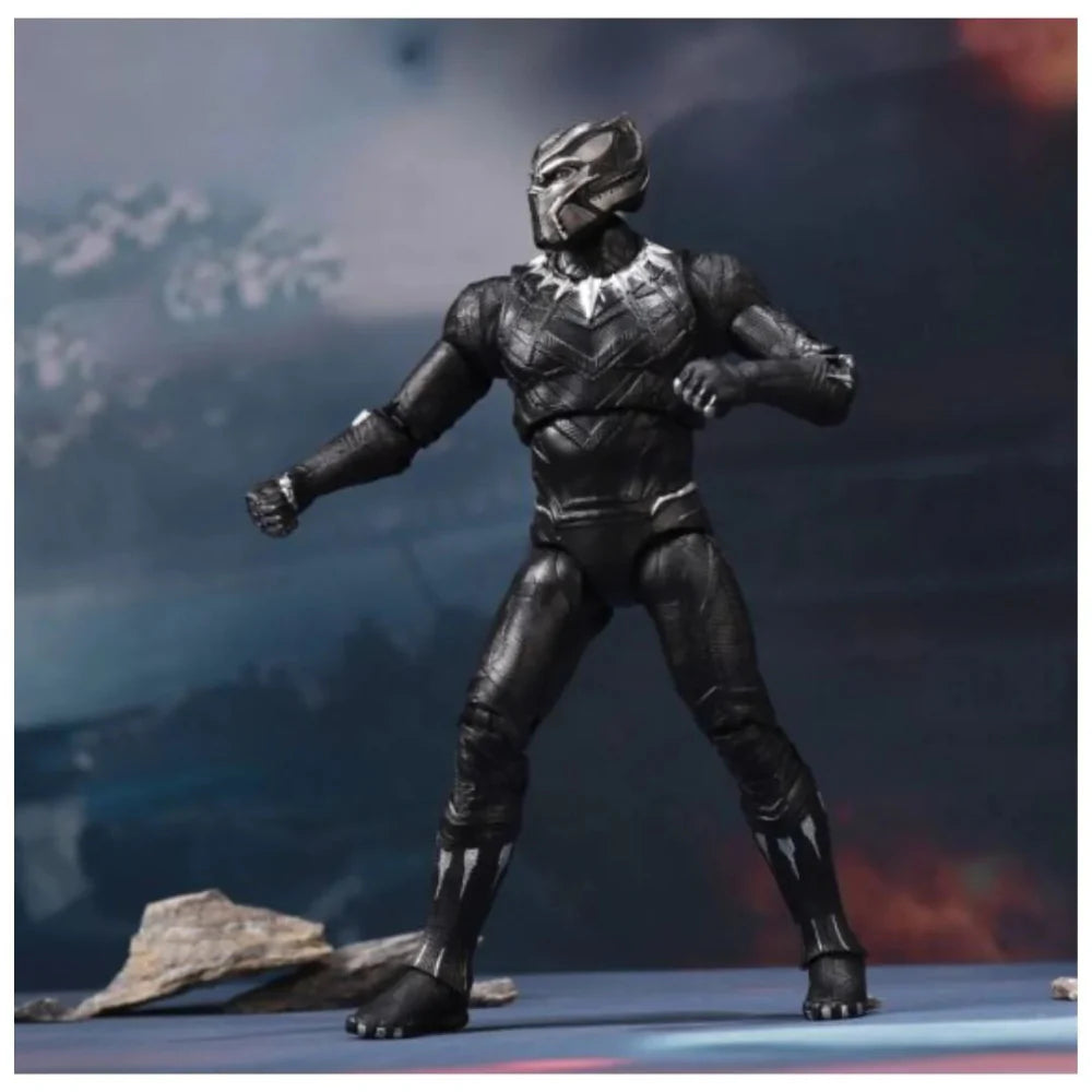 ZD Toys Marvel Series Black Panther With Holder