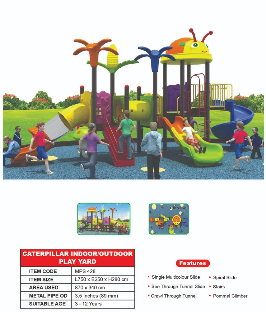 Caterpillar Indoor/Outdoor Play Yard