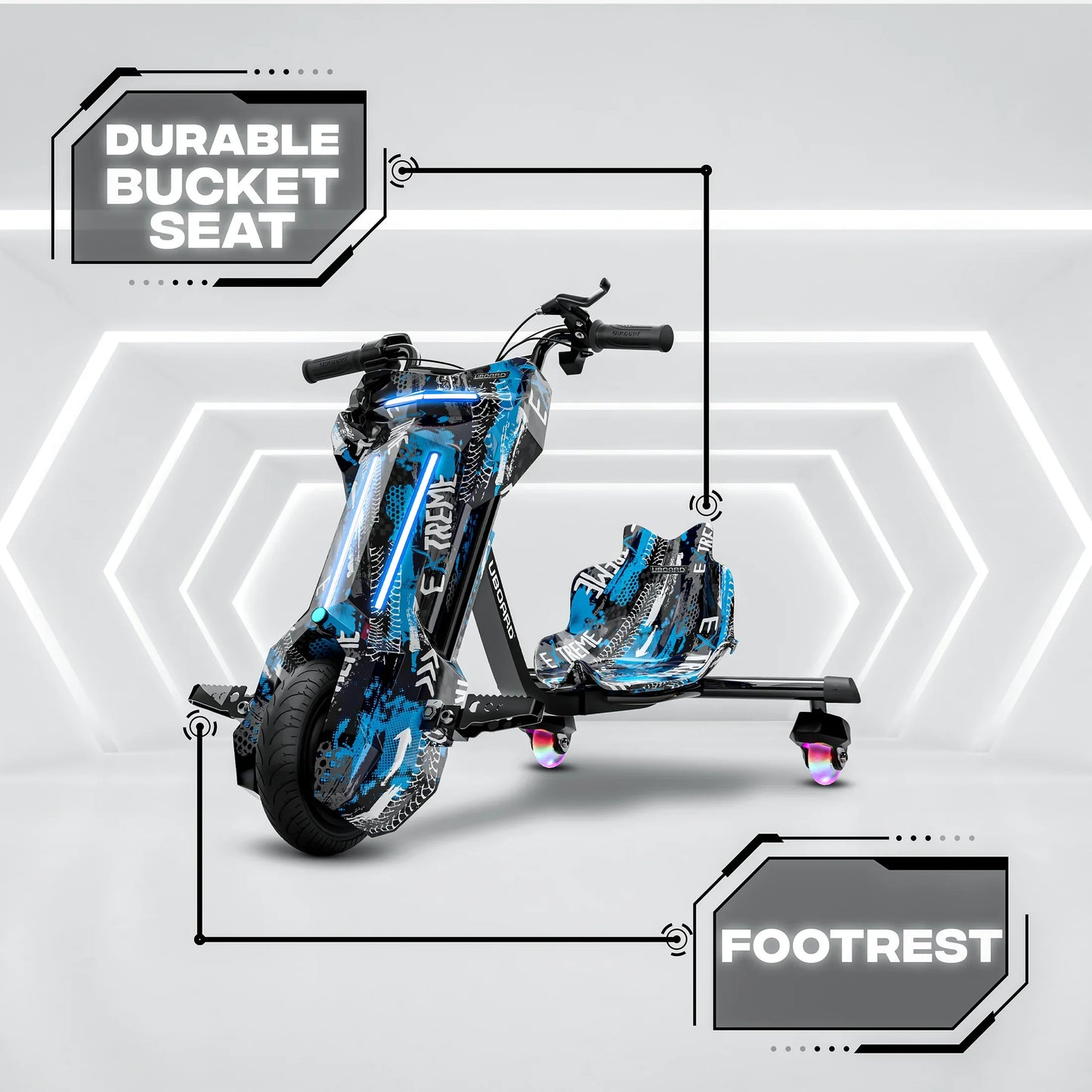 Uboard 3 Wheel drifter - Electric Ride-on car