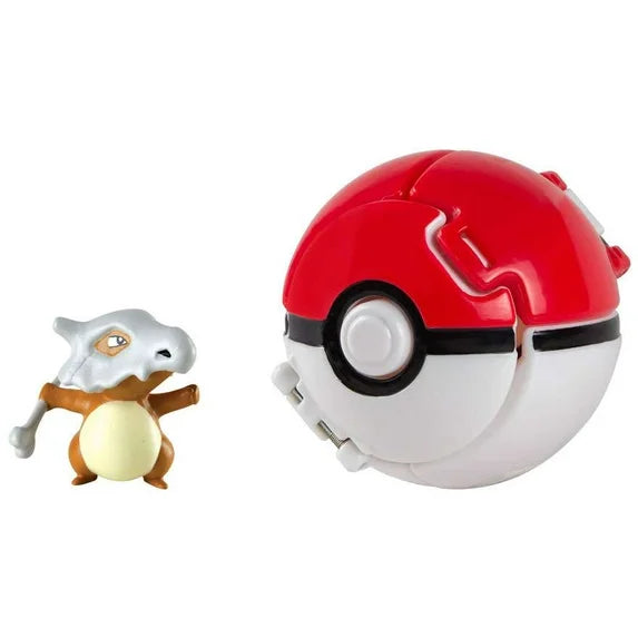 Pokemon Throw 'n' Pop Pokeball Cubone & Poke Ball Figure Set