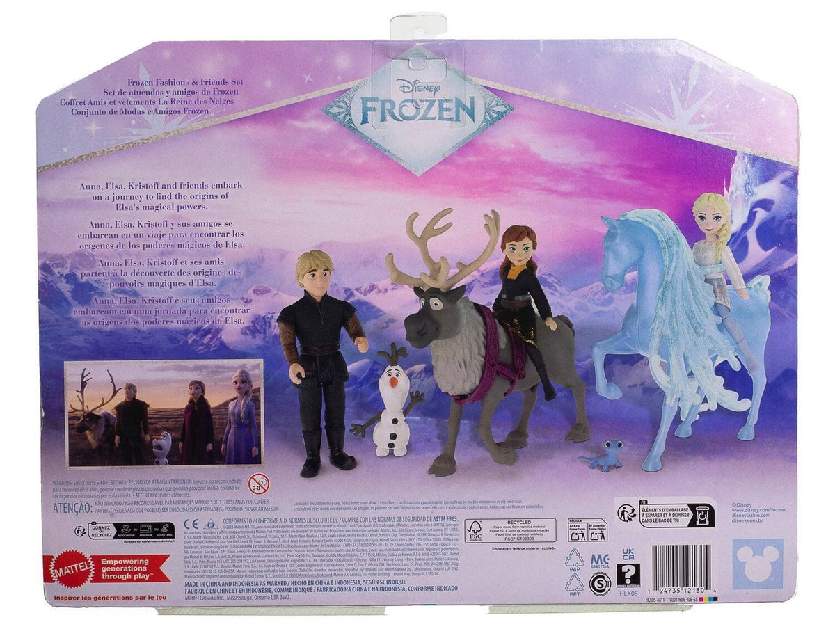 Disney Frozen Fashion Dolls Anna & Elsa – Princess Dress-Up & Adventure Play Set
