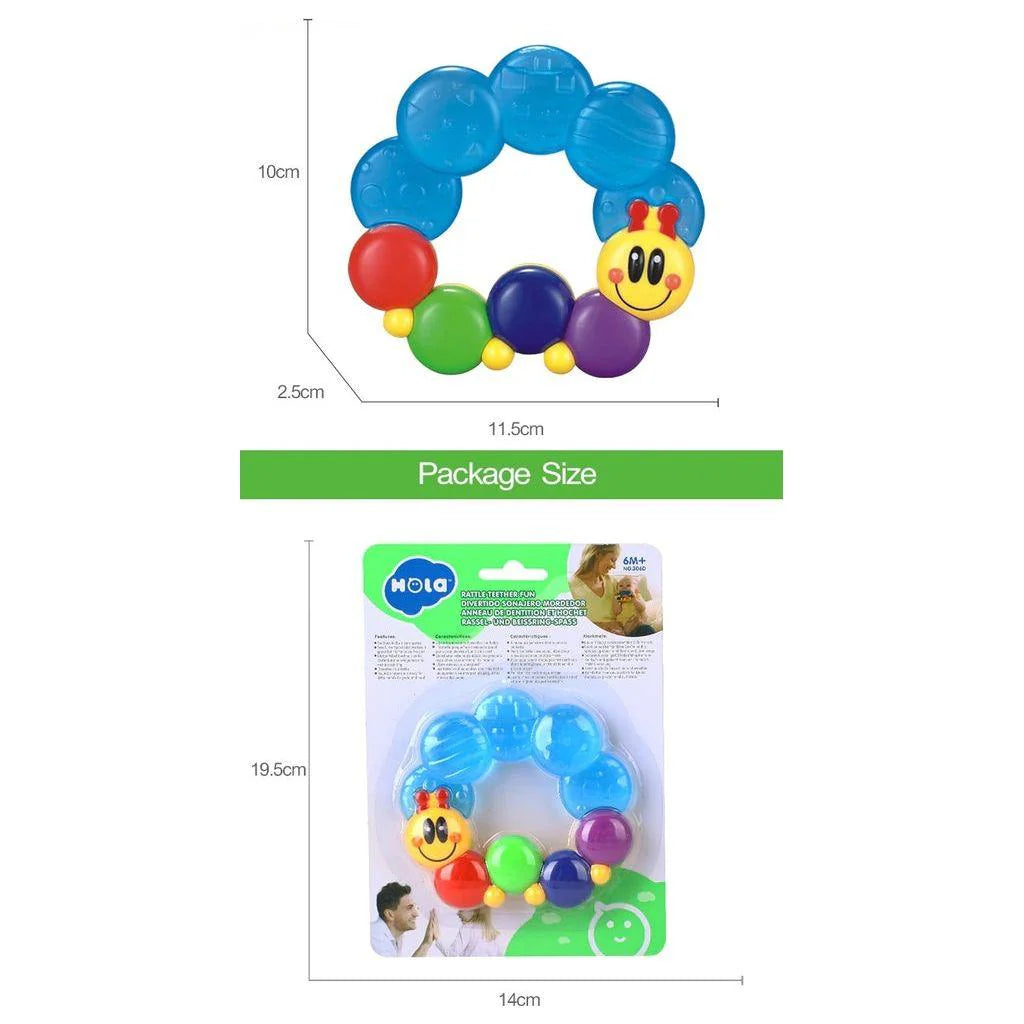 Hola Rattle Teether Fun